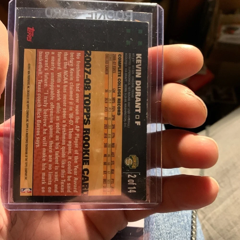 KD Rookie Card - Picture 2 of 2